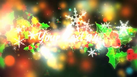 In short, they are customizable. Holiday Intro - After Effects Template - YouTube