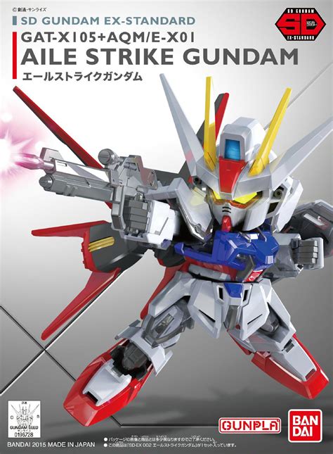 Sd Gundam Ex Standard Aile Strike Gundam Added Box Art Official