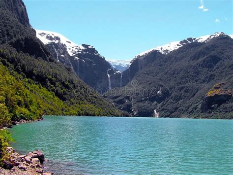 Ventisquero Colgante The Hanging Glacier In Queulat National Park