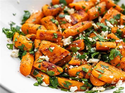 Roasted Carrot And Feta Salad Budget Bytes