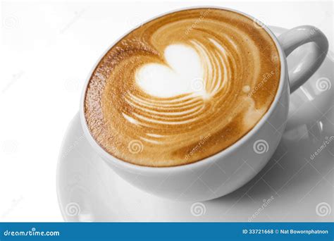 Cup Of Coffee With Love Stock Photo Image Of Heart Latte 33721668