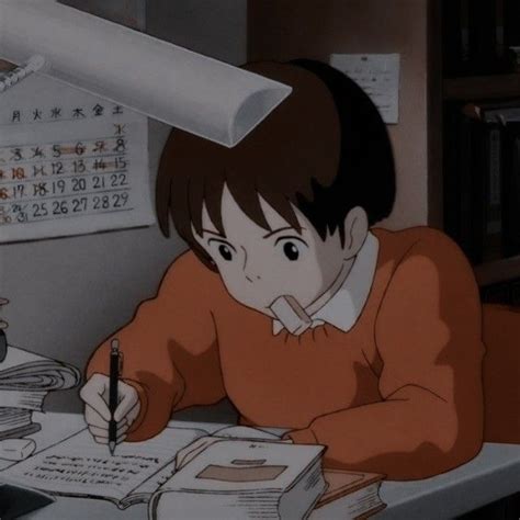 Ghibli Anime Aesthetic Icons Disegno Pose Sfondi Disegni