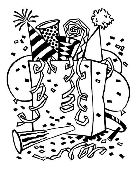 Party Coloring Page