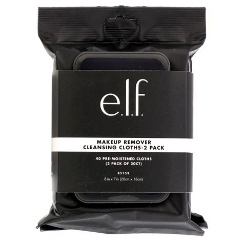 Elf Makeup Remover Cleansing Cloths 2 Pack 20 Pre Moistened Cloths Each Iherb