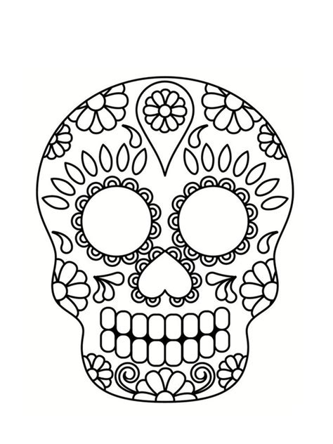 Vous cherchez des idées de tatouages têtes de mort avec rose ? Coloriage Tete Lovely Coloriage Tªte De Mort Mexicaine 20 ...