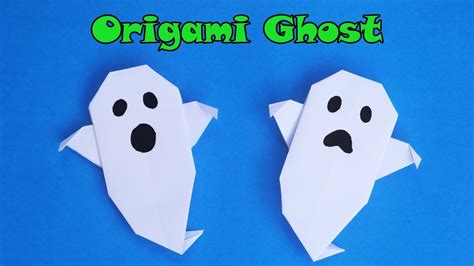 Easy Origami Ghost Halloween Craft Origami Easy Origami Ghost
