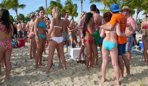 Spring Break Gets Tamer As World Watches Online The New York Times