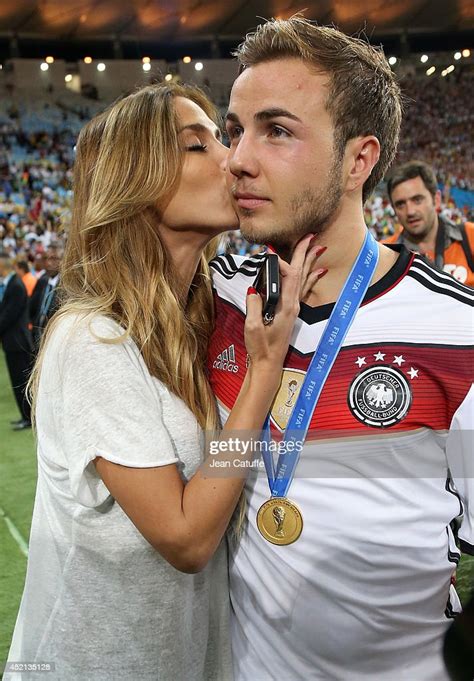 mario gotze of germany and his girlfriend ann kathrin brommel news photo getty images