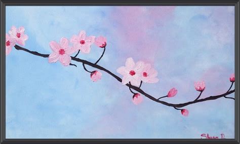 Cherry Blossom Large Painting Abstract Modern Art Breathtaking Looks