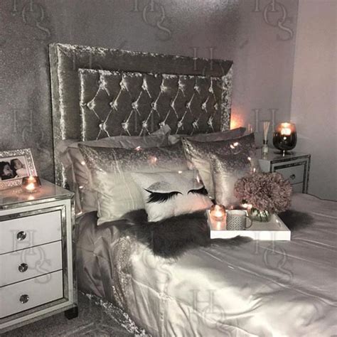 Serious Saturday Night Vibes With Our Bespoke Isabella Bed In Silver