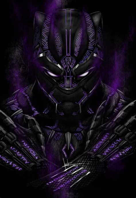 Black Panther Fan Art By Emmanuel Andrade Black Panther Comic Black