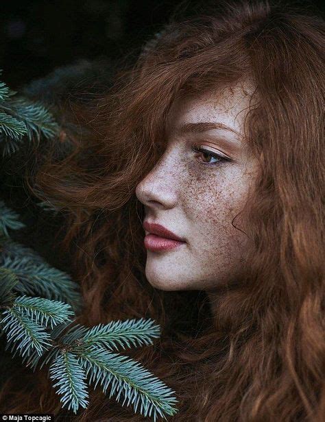 30 Ethereal Female Portrait Examples Beautiful Freckles Redheads