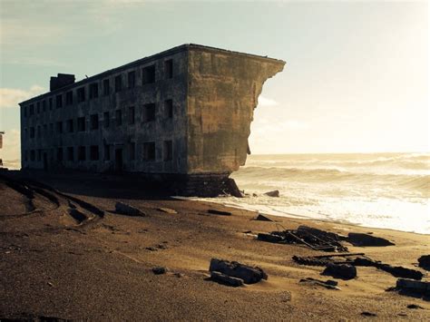 Deserted Places An Abandoned Russian Apartment Building By The Sea