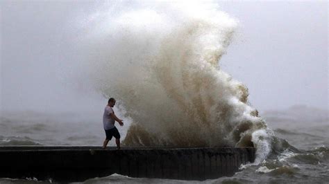 High Winds Rain As Tropical Storm Makes Louisiana Landfall