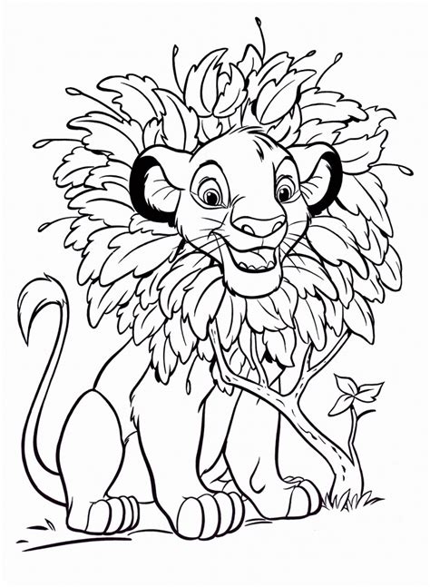 Search through more than 50000 coloring pages. Free Printable Simba Coloring Pages For Kids