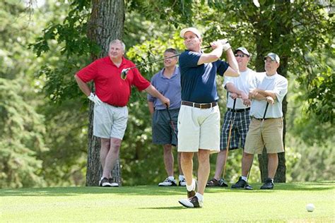 Nearly Golfers Took Part In The Th Annual Gordy Skaar Memorial Golf Tournament To Benefit