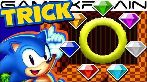 Sonic Mania Find Special Rings And All 7 Chaos Emeralds Fast Super