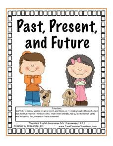 The future tense describes things that have yet to happen (e.g., later, tomorrow, next week, next year, three years from now). Past, Present, and Future Activities & Project for 1st ...