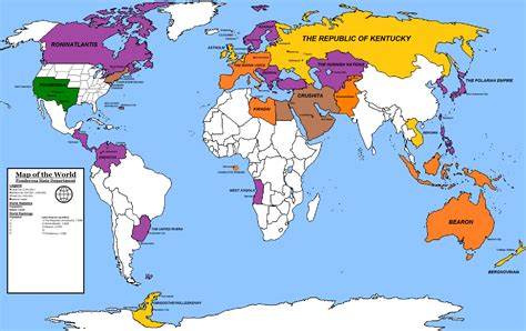 World Nation Map