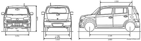 Daihatsu Materia Blueprintbox Com Free Plans And Blueprints Of Cars