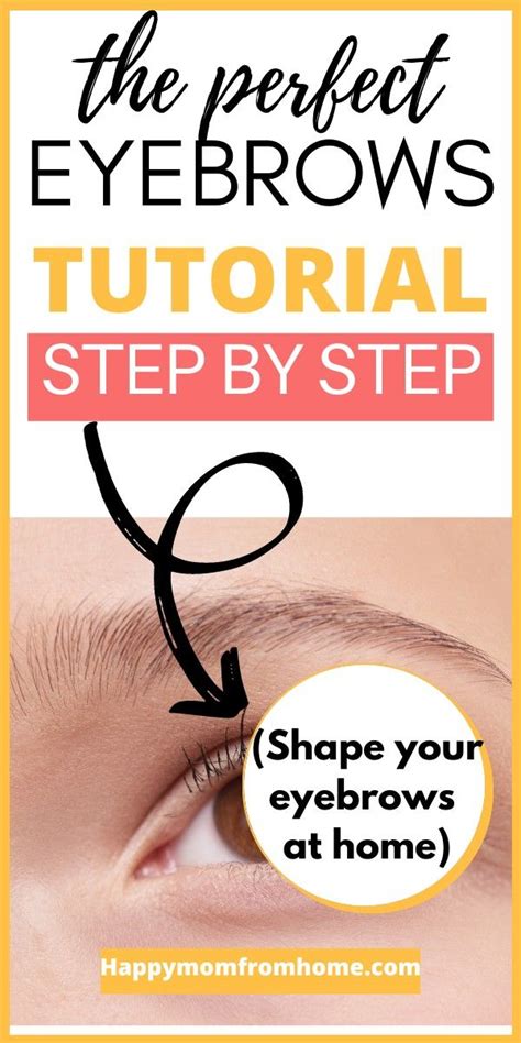 How To Get Eyebrows On Fleek At Home With Pictorial How To Do
