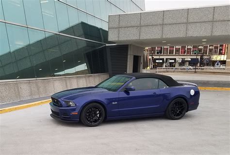 2014 Deep Impact Blue Ford Mustang Gt Convertible Pictures Mods