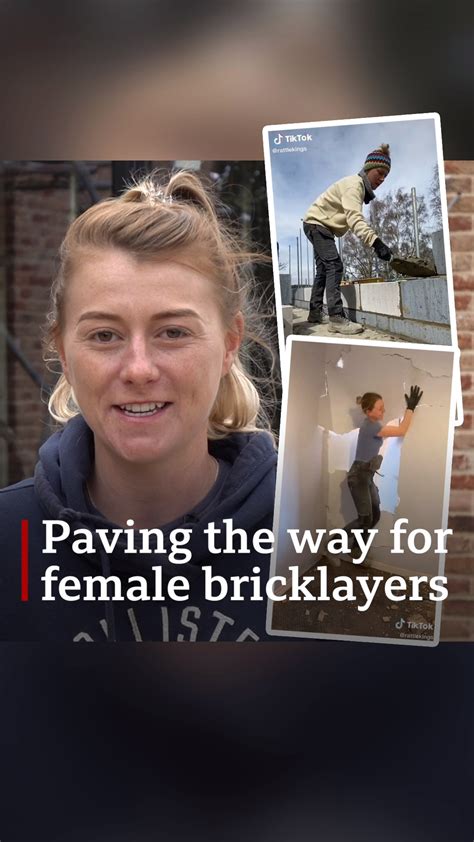 Tiktok Star Darcie Richards Inspires Female Bricklayers Tiktok Bricklayer Ladies If You
