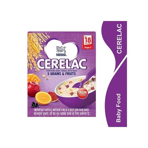 Check spelling or type a new query. Nestle Cerelac 5 Grains & Fruits Stage 5 Fortified Baby ...
