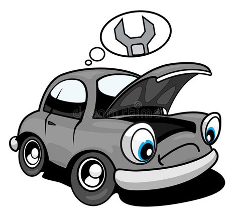 See more ideas about car cartoon, pixar cars, disney pixar cars. Car needing repair cartoon stock vector. Image of broken ...
