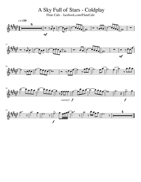 Flute Cafe Coldplay Medley Flute Sheet Music