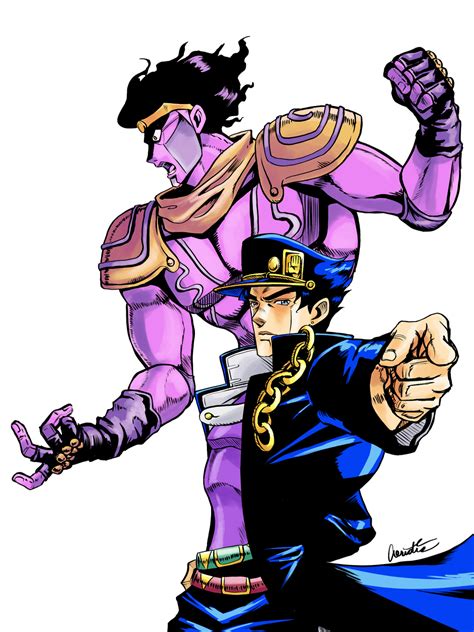 We hope you enjoy our growing collection of hd images to use as a background or home screen for your smartphone or computer. JJBA - Jotaro Kujo and Star Platinum by Aeridis on DeviantArt
