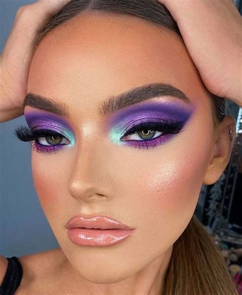 the prettiest neon blue makeup looks to brighten up your days fashionisers© blue makeup