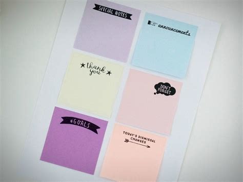 Printing On Post Its How To Plus Free Templates For Teachers