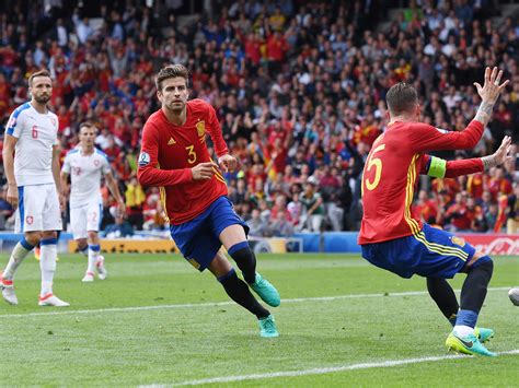 I hope this does not hurt his confidence. Spain vs Czech Republic Euro 2016 LIVE: Gerard Pique ...