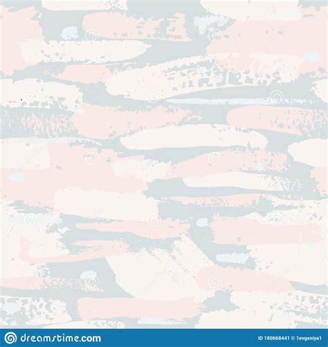 Beautiful Seamless Pattern With Nude Watercolor Stripes Hand Painted