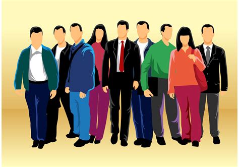 Group Of People Vector Download Free Vector Art Stock Graphics And Images