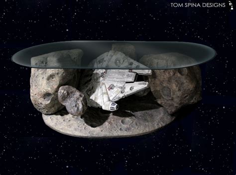 I condemn you to death!. Millennium Falcon Coffee Table - Star Wars Asteroid Chase ...
