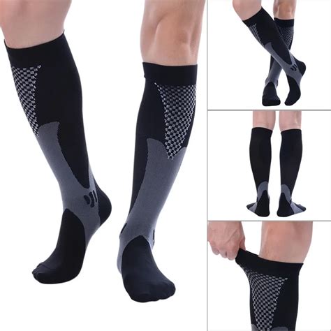 Calofe Hot Sales Compression Socks Men Women Leg Stretch Below Knee Socks Breathable Athletic