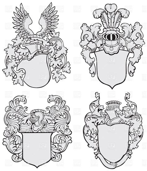 Download Coat Of Arms Template Vector at GetDrawings | Free download