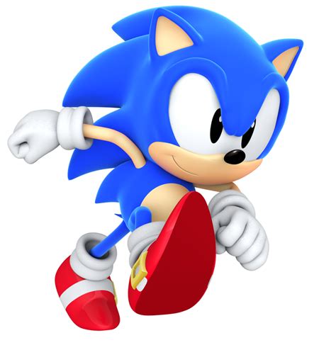 Classic Sonic Run Classic Sonic The Hedgehog Running Png Image Images