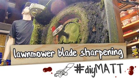 Maybe you would like to learn more about one of these? #diyMATT: How to sharpen your lawnmower blade - YouTube