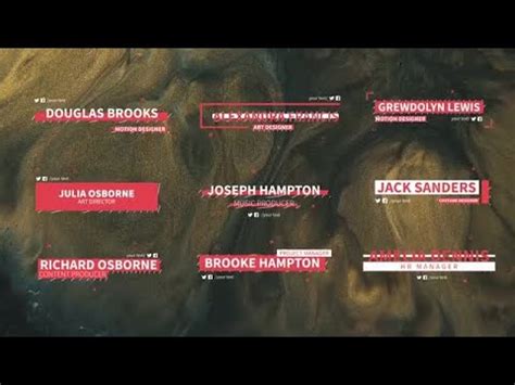 It features 4k and full hd the last pack on the list contains 3 lower thirds templates, an end credit template, a collection of special characters that you can copy and paste. 9 Lower Thirds Premiere Pro Templates - YouTube