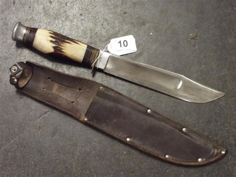 William Rodgers Of Sheffield Bowie Knife 8 In Clip Point Blade