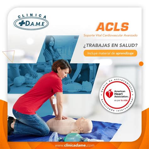 Curso De Soporte Vital Cardiovascular Avanzado Acls Clínica Dame