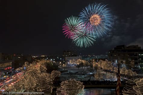 2012 New Years Eve Fireworks Gene Leahy Mall Omaha Nebraska Brad