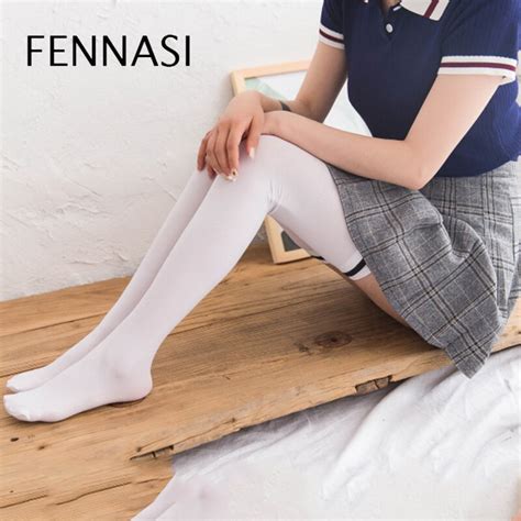 Fennasi Sexy Thigh Stockings Gaiters Over Knee Socks Long Compression