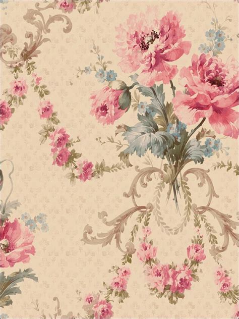 The navy blue hues will make you feel nothing but peace and serenity when admiring this floral focal wall in your home. Floral Bouquets Wallpaper DK70011 by Seabrook Wallpaper