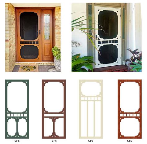 Federation Colonial Security Doors Range Of Options Kna Security