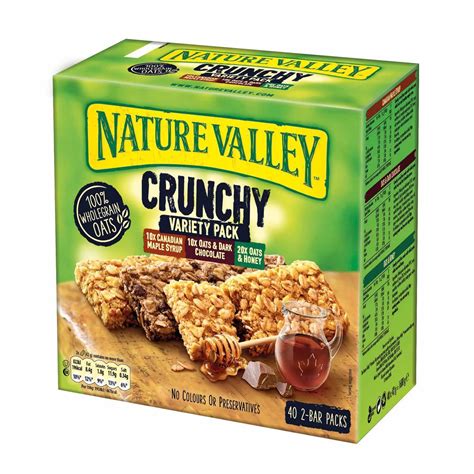 Nature Valley Crunchy Bars Variety Pack 40 X 42g Costc