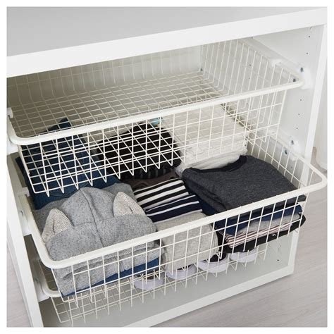 Ikea Stuva Grundlig Wire Basket In 2020 Wire Basket Storage Wire